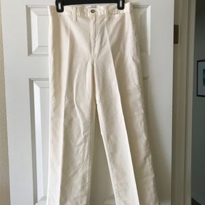J Crew NEW wide leg pants in washed canvas,